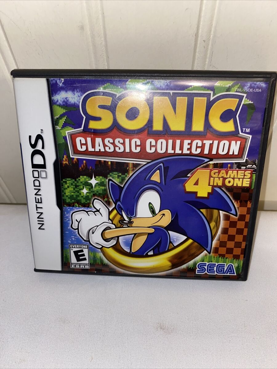 Case & Manual Only Sonic Classic Collection Nintendo DS