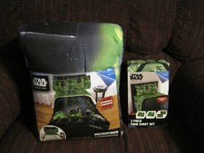 DISNEY STAR WARS ROGUE ONE TWIN/FULL COMFORTER  3 PIECE TWIN SHEET SET--NEW