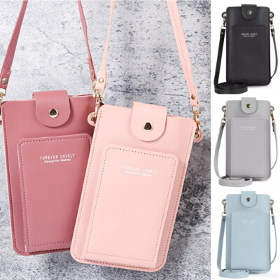 shoulder strap touch screen phone bag uk