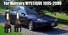 Led For Mystique 1995-2000 Headlight Kit 9006 Hb4 6000k Cree Bulbs Low Beam