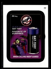 2016 Topps MLB Wacky Packages #77 Louisville Bats Bat-tery