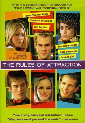 The Rules of Attraction (DVD, 2003)_James Van Der Beek_Jessica Biel_NEW_Sealed - Picture 1 of 1
