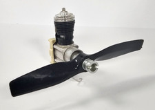 Vintage RC Plane Engine with Propeller