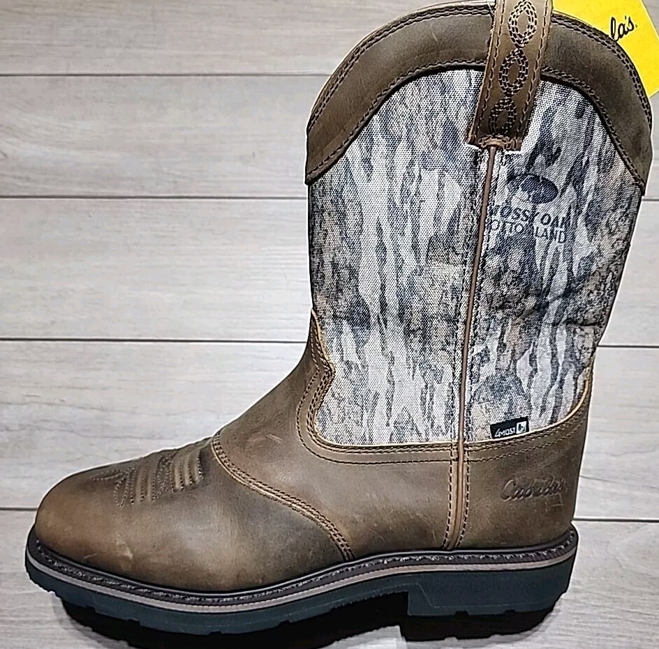 Cabela's Men's Pinedale Sz 11D Camo Leather Western 11