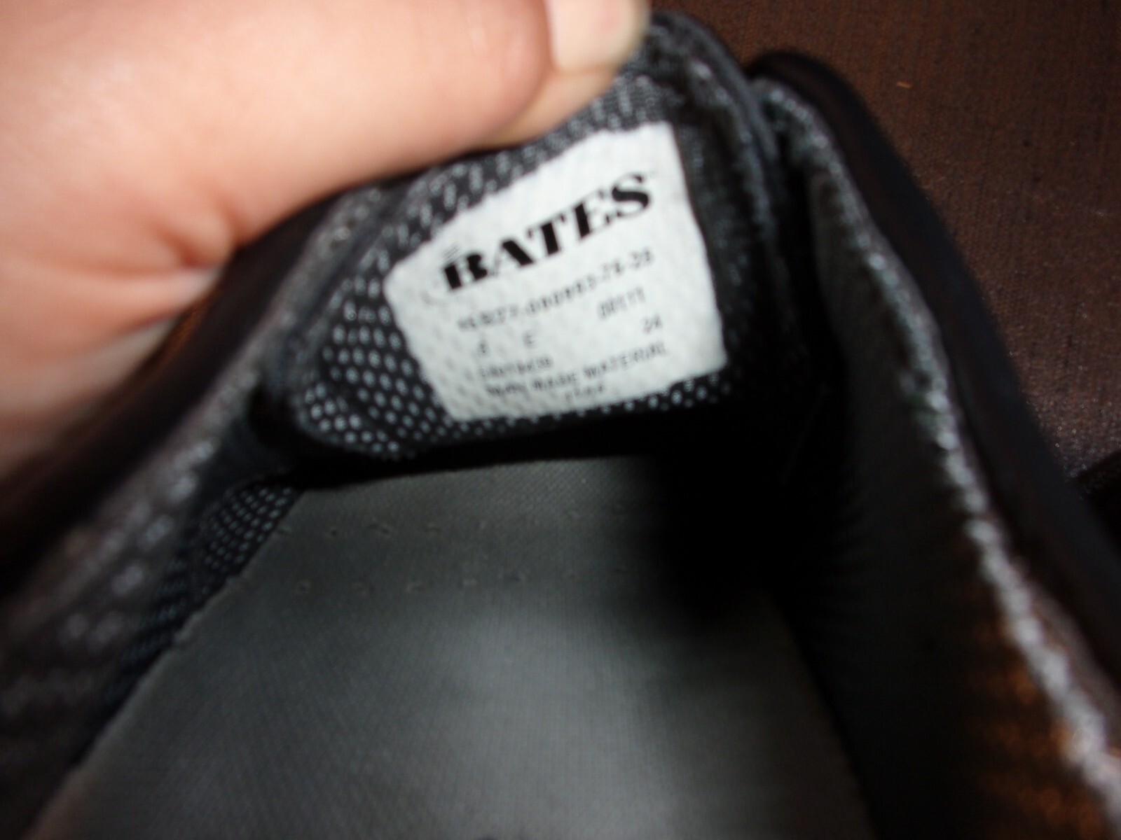 BATES REGULATION UNIFORM CORFRAM BLACK DRESS MIL ARMY USN USAF USMC