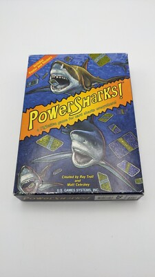 Powersharks Card Game - US Games Systems Pre-Owned Missing Poster and Stickers