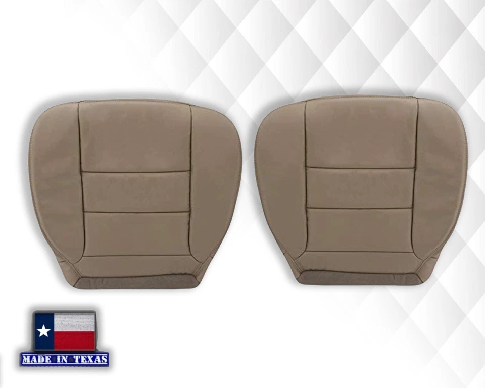 Tan Seat Covers For Ford F250/F350 Lariat 2002 2003 2004 2005 2006 Extended Cab - Image 2 of 4