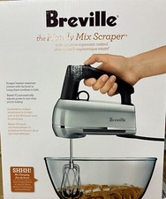 Breville Handy Mix Scraper 9-Speed Hand Mixer Quiet Scraper Beaters