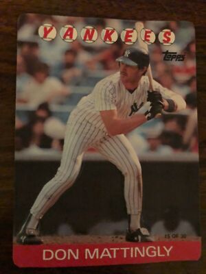 1986 TOPPS 3D BASEBALL - YOU PICK