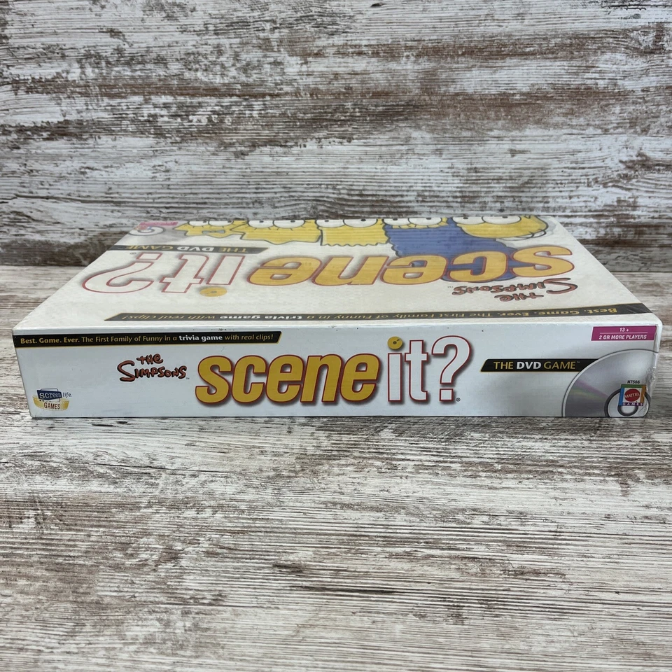 THE SIMPSONS Scene It DVD Game Trivia Mattel Board Game 2009 New In Box NIB - Image 3 of 4