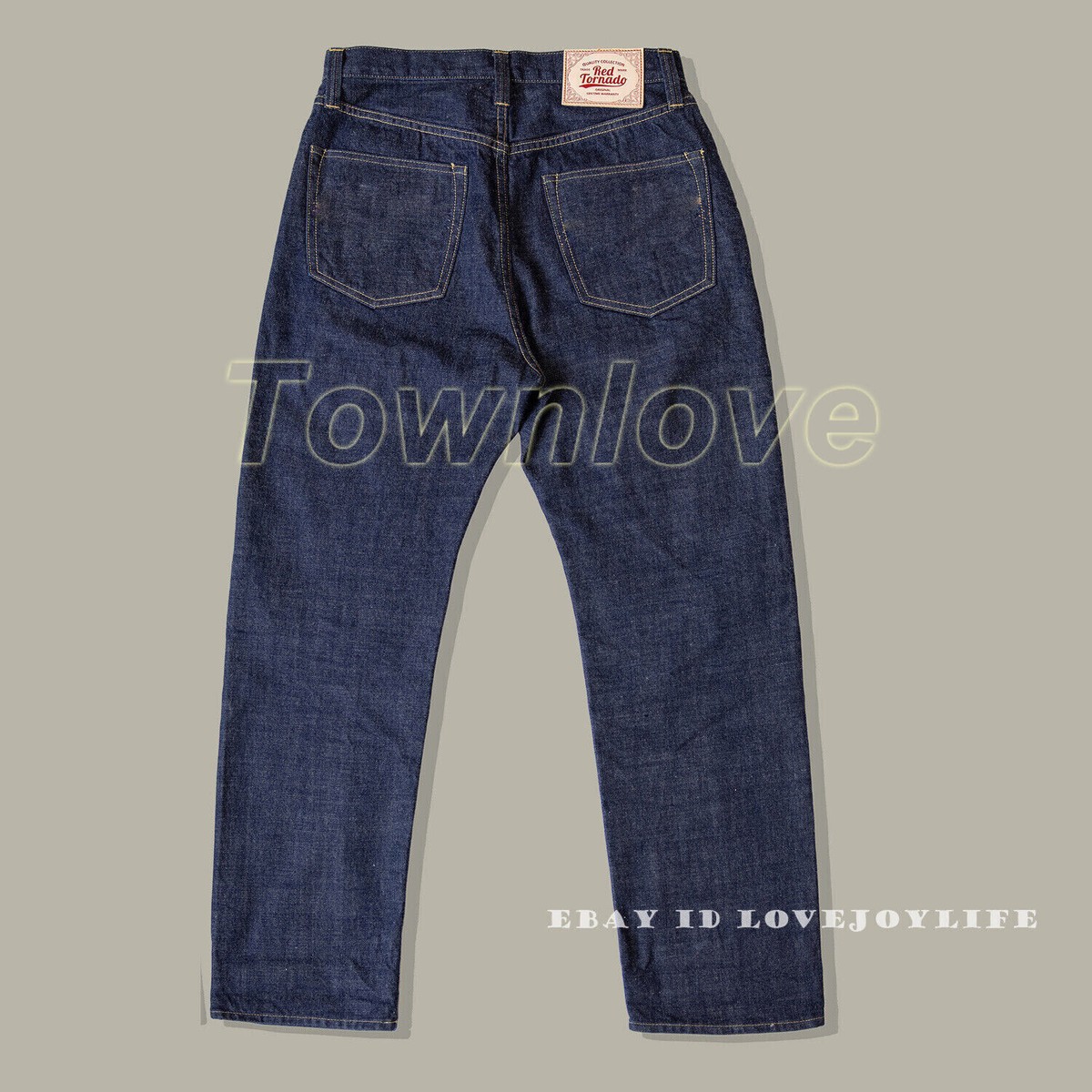 Red Tornado WWII High Waist Straight Jeans Vintage 14oz