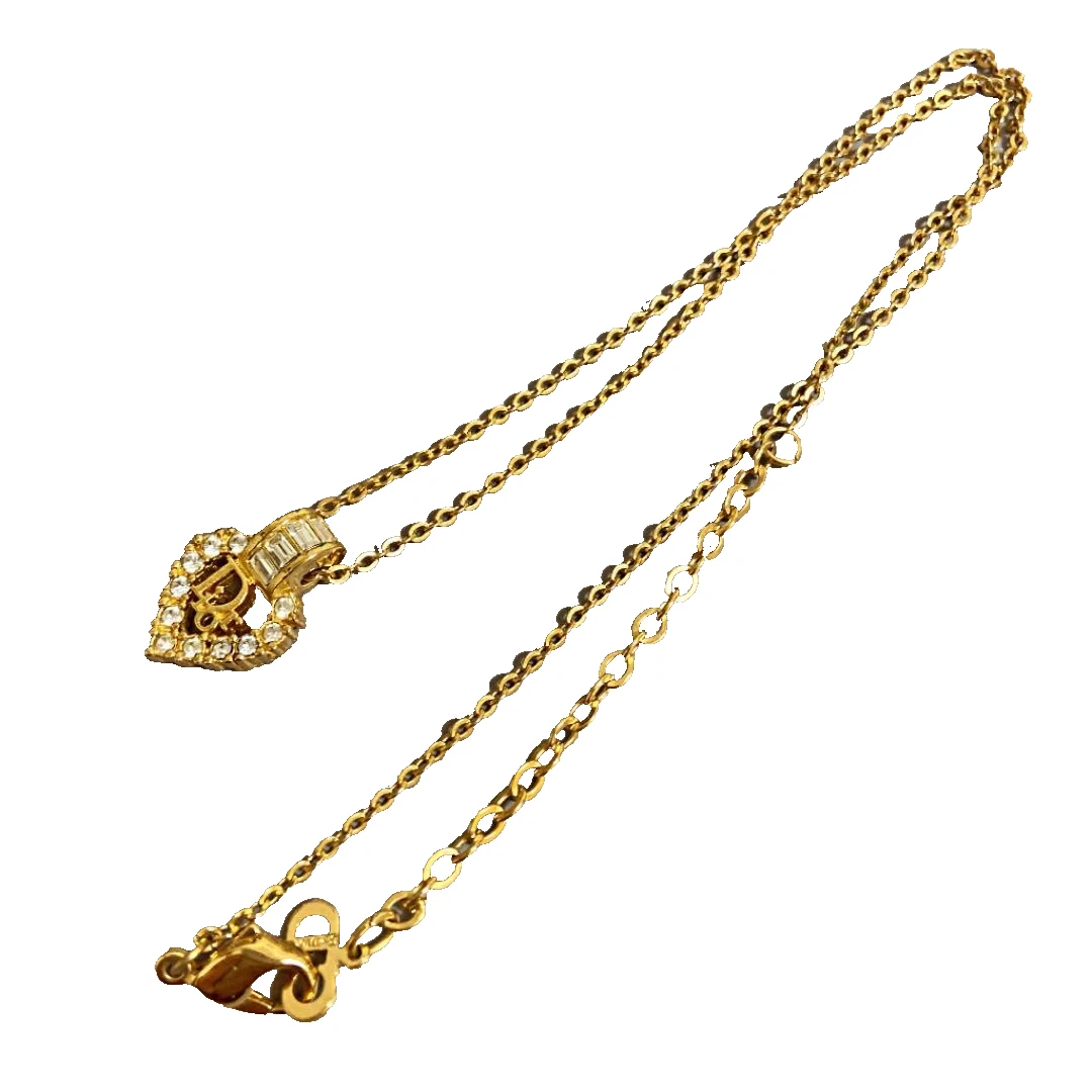 Collana donna Christian Dior logo cuore