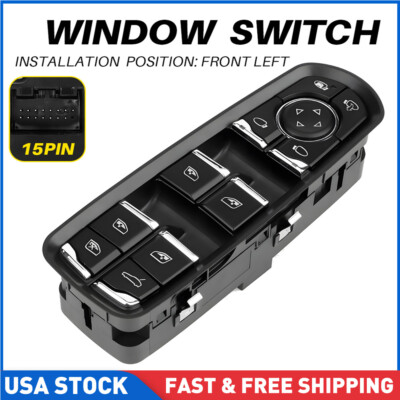 Power Window Master Control Switch 7PP959858 For Porsche Macan Panamera Cayenne