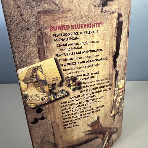 Be Puzzled Buried Blueprints Puzzles From Past Egyptian Chronicle 1000 Pcs NEW! - Picture 6 of 8