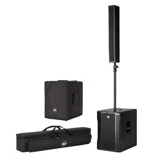 RCF EVOX 12 Active Portable 2-Way Array PA System + Protective Cover Set