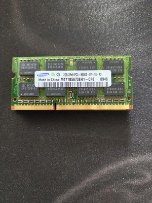RAM Samsung 2GB 2Rx8 PC3 8500S 07 10 F2 M471B5673EH1 CF8 0946