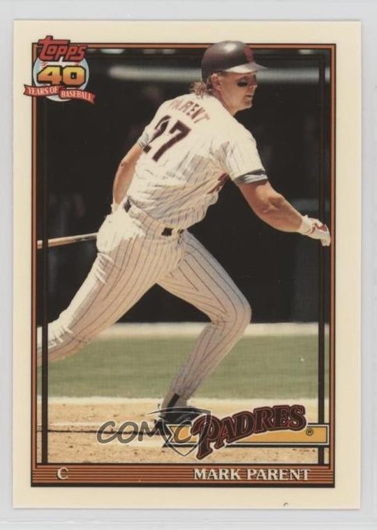 1991 Topps Factory Set Collector's Edition (Tiffany) Mark Parent #358 0b7