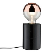 Neordic Tischleuchte Nordin E27 Max. 20W Schwarz Marmor