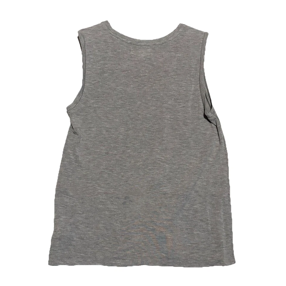 Camiseta sin mangas gris Spiritual Gangster Intuition con gráfico metálico Foto 3 de 4