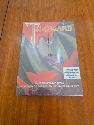 New Sealed Telengard Microcomputer Games Commodore 64 PC Big Box Game No. 42401
