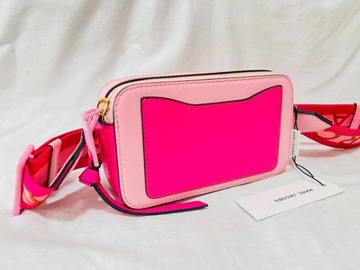 MARC JACOBS Snapshot Camera Bag 961 Pink Multi Shoulder Women's