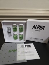 Alpha Infuse Microneedle Hair Regrowth System 1 Month Supply New