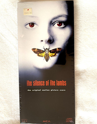 SILENCE OF THE LAMBS CD SOUNDTRACK SEALED LONGBOX PROMO PRICE STICKER HOPKINS LP