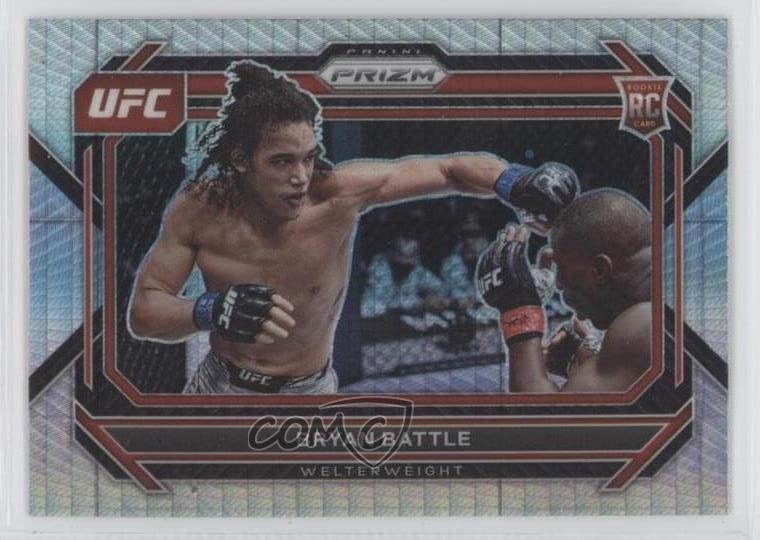 2023 Panini Prizm UFC Hyper Prizm Bryan Battle #58 g9j