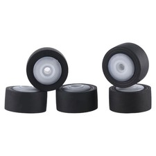 5PCS Cassette Tape Recorder Pinch Roller Wheel Rubber Pressure Belt Pulleys Set