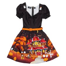 NWoTs Loungefly Stitch Shoppe size XXL 20/22 Disney Halloween Dress Gothabilly