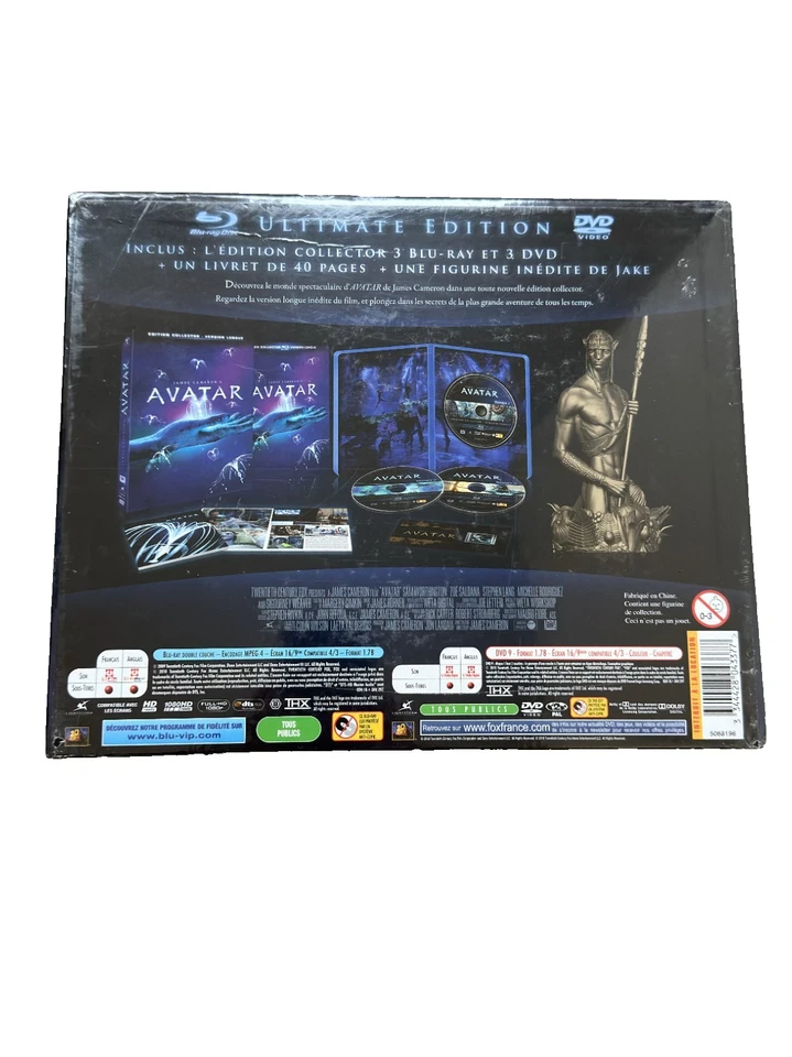 Avatar 3 Blu Ray + 3 DVD + Figurine Jack EDITION COLLECTORS ULTIMATE EDITION - Bild 4 von 4