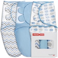 GLLQUEN BABY Swaddle Sleep Sack  3 Pack Infant Swaddles for Newborn, Baby Swa...
