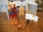 VINTAGE MARX JOHNNY WEST 3RD ISSUE ACCESSORIES,MANUALS & CAMP FIRE BOX 1967