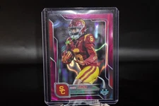 Topps 2025 Bowman University Chrome Makai Lemon Pink Lava Refractor USC #174