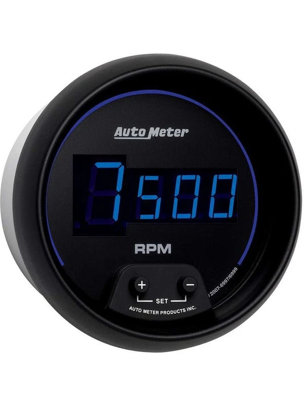Auto Meter Cobalt Series Tachometer Digital In-dash 3-3/8 0-10,000 RPM (6997) - Image 3 of 4