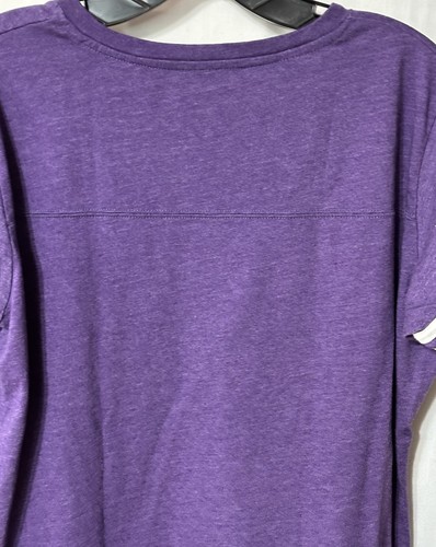 Knoxville Ice Bears Hockey Women’s Purple V-Neck T-shirt With Graphics - Picture 6 of 6