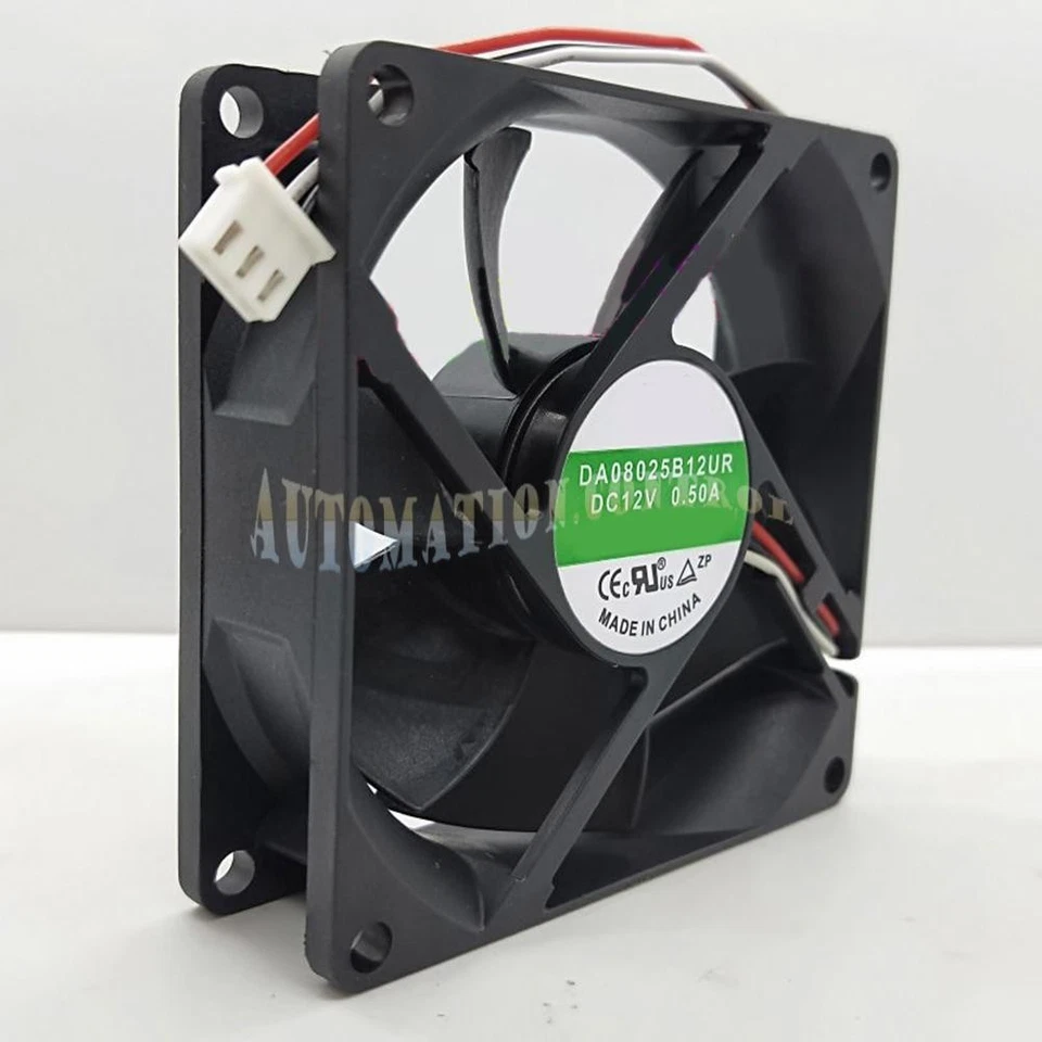 Lüfter DA08025B12UR für YM 12V 0,50A 6W 4800 U/min 3pin 80*80*25mm