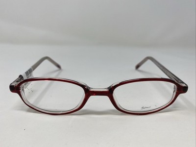 Soho Eyewear SOHO 66 Burgundy 45-19-130 Plastic Full Rim Eyeglasses Frame JT08