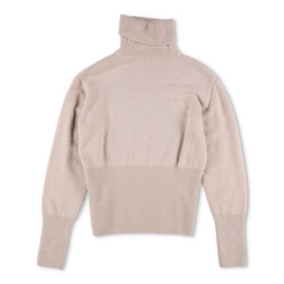 LOW CLASSIC Damen Pullover Beige Rollkragenpullover Langarm NIA UVP 290