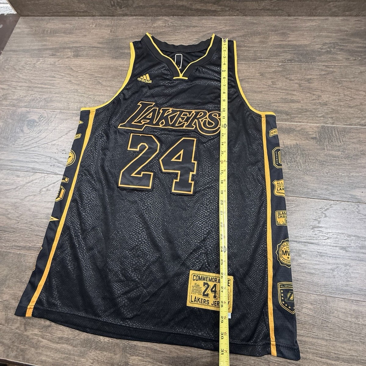 Adidas Los Angeles Lakers Jersey Mens Medium Black Commemorative