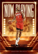 2023-24 Hoops Cam Whitmore #9 Now Playing Holo Houston Rockets 3M