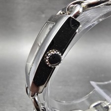 Vintage Coach Rectangular Logo Bezel Stainless Steel Watch Silver Y2K Vintage coach watch - Gem main image 4
