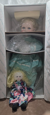 Heritage Doll Blond Hair - A Fine Porcelain Baby Doll Amanda never out of Box