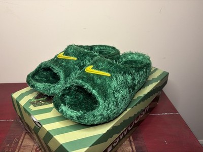 Nike ReactX Rejuven8 Slides Touch Grass Kelly Green Size 10  IO9763-300 .SWOOSH