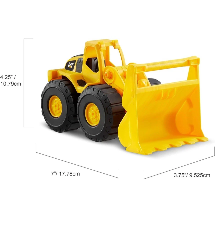 7-дюймовый самосвал, погрузчик и экскаватор Cat Construction, комбинированный набор игрушек - Изображение 2 из 4