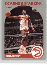 DOMINIQUE WILKINS #36 1990 NBA Hoops Atlanta Hawks NM