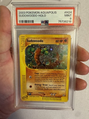 Sudowoodo graded PSA 9 for sale on eBay