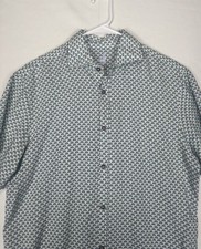 NWOT Johnnie-O Polo Shirt Mens Medium Blue Featherweight Short Sleeve Antonio