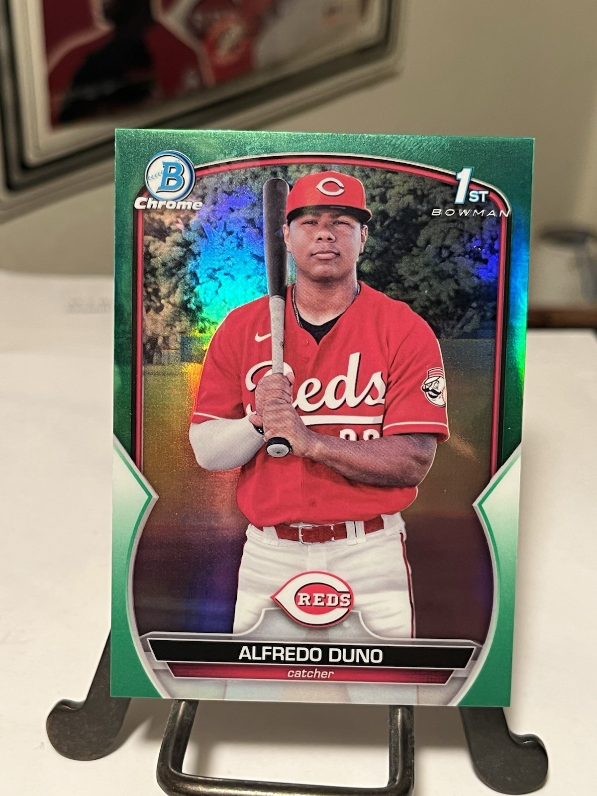2023 Bowman Chrome - Prospects Alfredo Duno #BCP-238 Green Refractor /99 (RC)