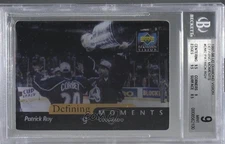 1997 Upper Deck Diamond Vision Defining Moments Patrick Roy #DM2 BGS 9 MINT HOF